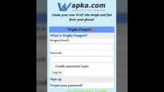 What Types of Websites can I Create with Wapka.com?