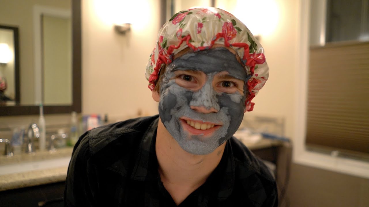 vlogs in spanish GIRLFRIEND DOES MY FACE MASK!?!?
