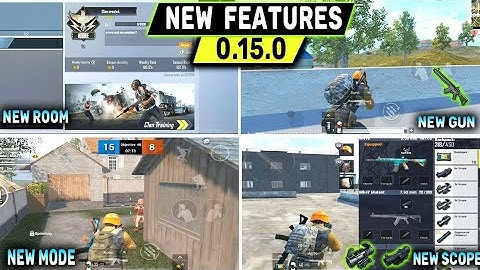 pubg mobile lite new update 0.15.0 All New Features | New Gun, New Mode, New Clan, 6x Scope & More