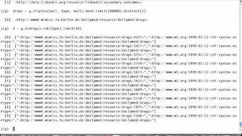 AllegroGraph Jig JavaScript interface for graphs