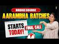 Kickstart Your 1st PUC Journey – Aarambha Bridge Course Starts TODAY! Enroll NOW!