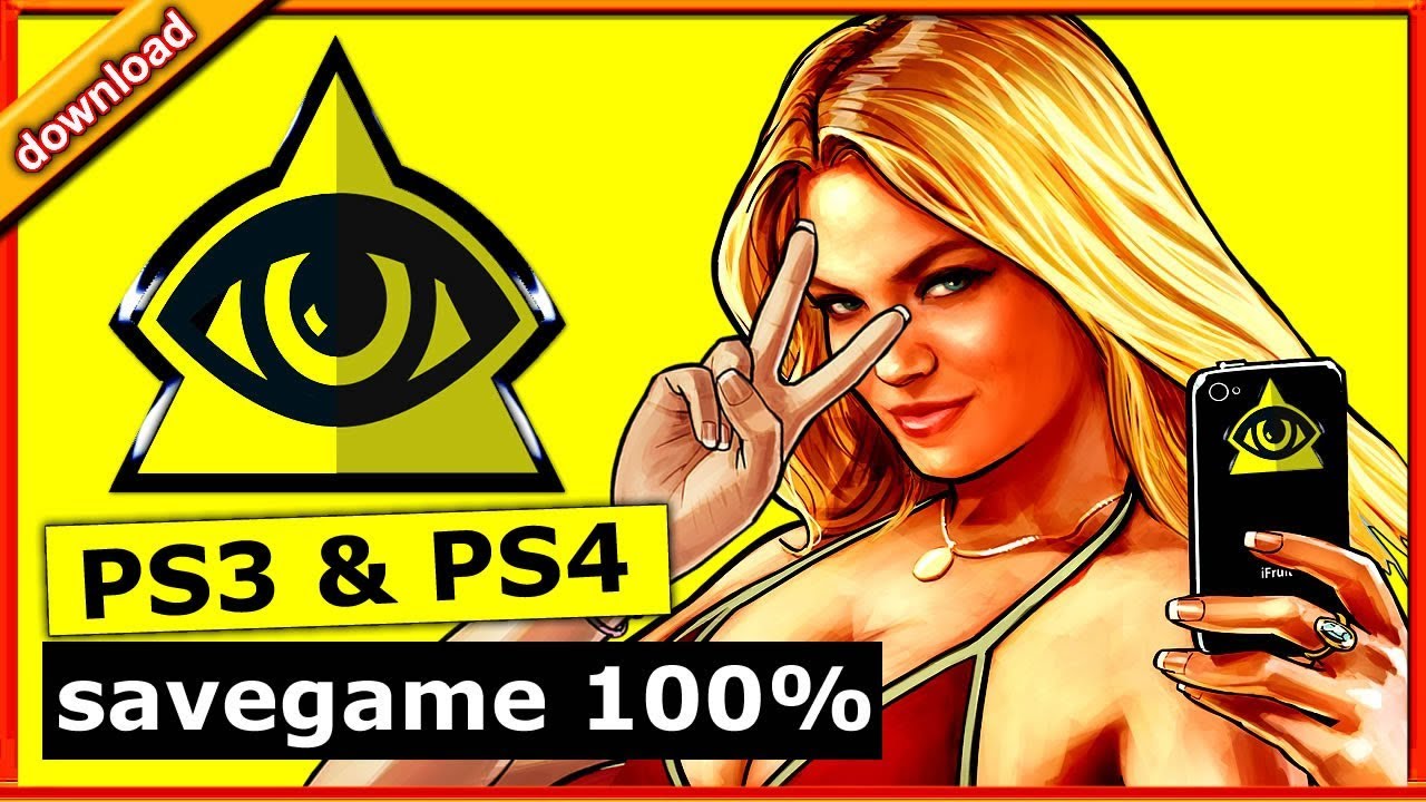 gta 5 100 completion save game ps4 download