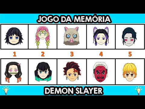 DEMON SLAYER ONIS MEMORY GAME! MEMORY TEST! ANIME DEMON SLAYER MEMORY GAME  