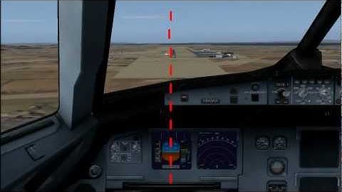 FSX TUTORIAL- How To Land on THE CENTER LINE HD