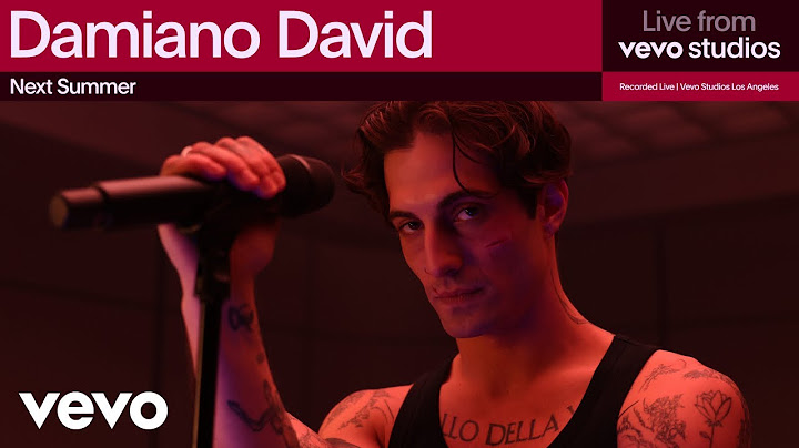 Damiano David - Next Summer | Live From Vevo Studios