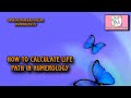 How to calculate life path in numerology  sumaiiya munerah kousar  hindi  numerologist