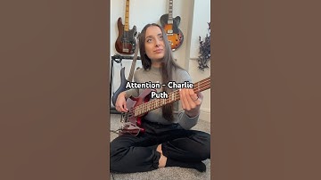 Attention by Charlie Puth 🎸 #bass