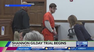Shannon Gilday trial begins in Shelby County