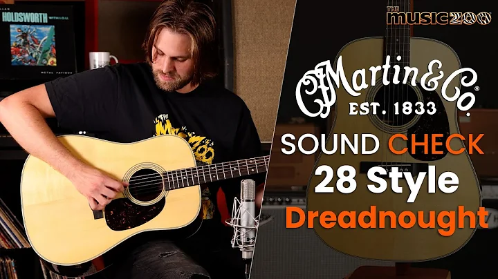 Sound Check Demo Video: Martin Custom Shop Dreadnought Adirondack Spruce & Rosewood Guitar
