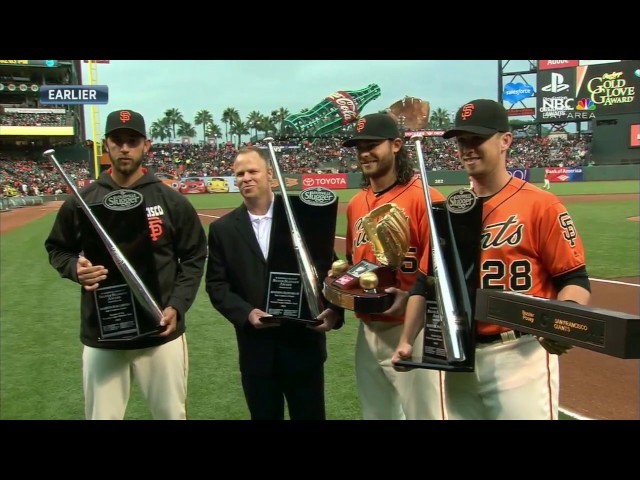 2016 Giants: Madison Bumgarner, Buster Posey and Brandon