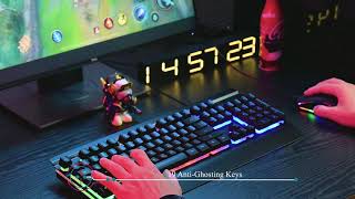 @GearUpPlay Dacoity Gaming Keyboard, 104 Keys