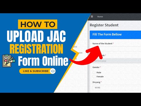 How to Upload Class 8 Registration Form Online | JAC class 8