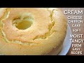 CREAM CHEESE CHIFFON CAKE RECIPE/ MOIST TANGY AND SOFT