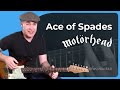 Ace Of Spades by Motorhead | Solo + Guitar Lesson