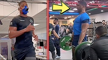 Anthony Joshua new training for Oleksandr Usyk rematch. Joshua Highlights Training Hd BOXING