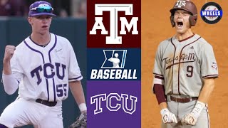 #5 Texas A&M vs TCU (AMAZING GAME!) | College Station Regional Final | 2022 College Baseball