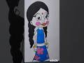Chutki drawing art - Chhota bheem Cartoon series #chutki#chhotabheem#cartooncharecter