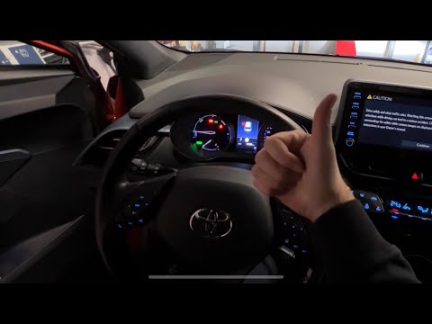 Drained Toyota C-HR Hybrid Battery Behaviour | Using Jump-Starter To Wake It Up