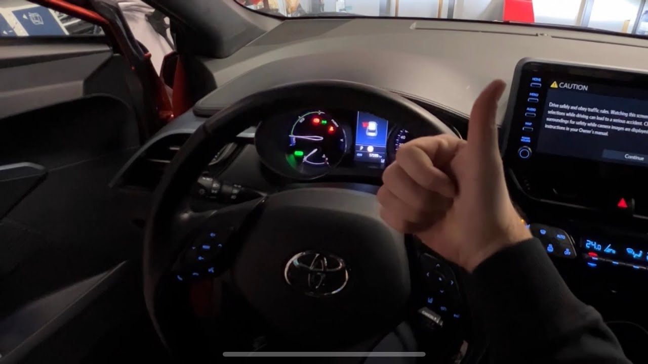 Drained Toyota CHR Hybrid Battery Behaviour Using JumpStarter To