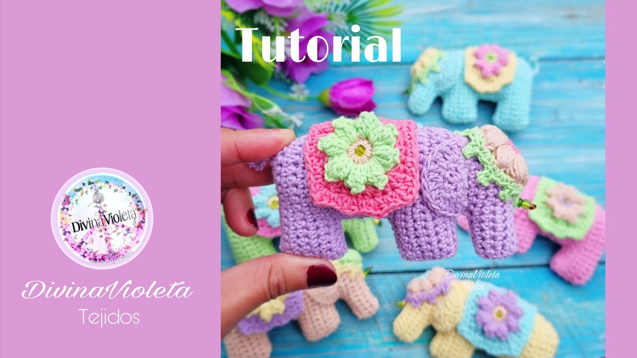 TUTORIAL Elefantes Hindú / Tejido a Crochet / N° 44