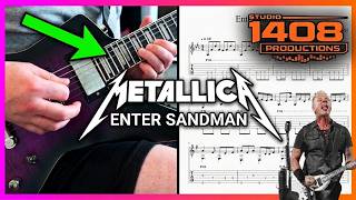 Metallica, Enter Sandman | James Hetfield's Guitar Parts | Tabs | Lesson | Cover | Tutorial