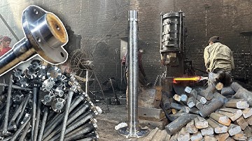 Amazing Manufacturing Process Of Making Auto Rickshaw Axle Shaft