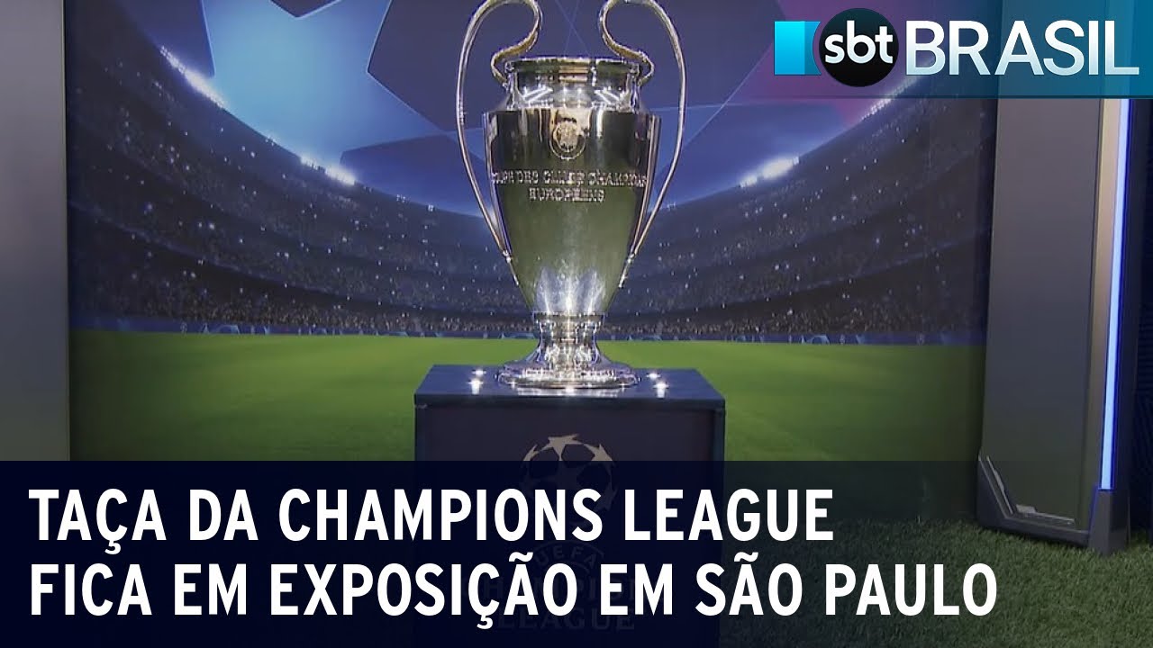 Taça da Champions League fica em exposição em São Paulo | SBT Brasil (19/01/23)