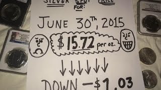 #18 End of June 2015 Silver purchases with all prices I paid