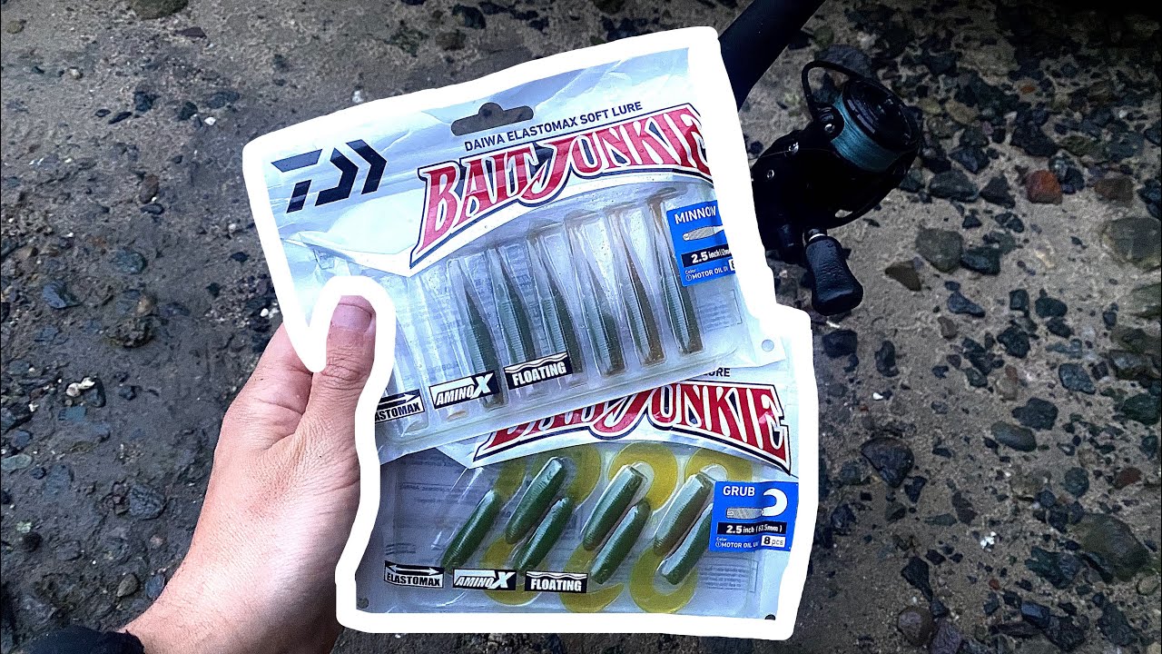 Fishing for bream on the new daiwa baitjunkie soft plastics 30mins at