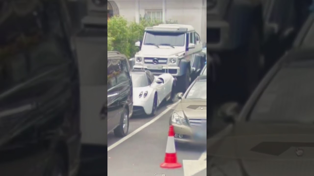 Pagani Huayra X Mercedes 6X6 on Google Maps 😳😳