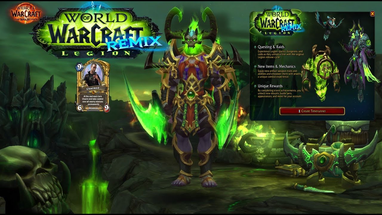 World of Warcraft®: Legion Remix as Demon Hunter Completing All Raids & Mythic Dungeons part 07