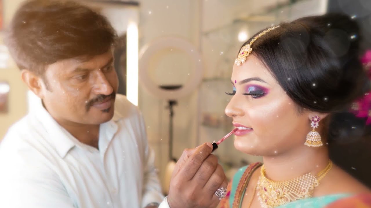 Signature Bridal Glam Look makeup tutorial in తెలుగు | A Rajkrish's Classroom |