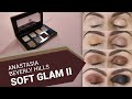 ANASTASIA BEVERLY HILLS - Soft Glam II Eyeshadows Palette - all shades on eyelids!