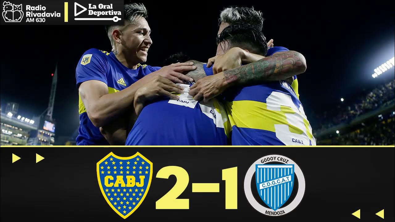 LIGA PROFESIONAL | Boca 2-1 Godoy Cruz | Relatos Alejandro Calumite ...