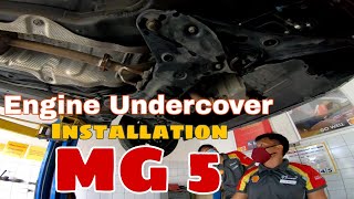 Installation of Engine Undercover of my MG5 & Review | by MAGNUM AUTOPARTS