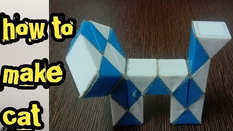 snake cube cat || How to Make a Cat with Snake Cube || How to Make a Cat on Snake Cube ||