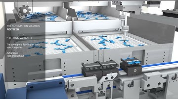 MIKRON - Automation - Polyfeed - Flexible feeding system using vision recognition