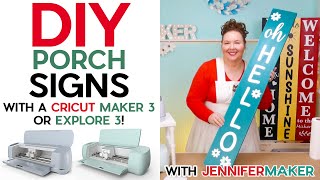 15 Minute DIY Welcome Sign with Cricut Joy - Mamma Bear Says