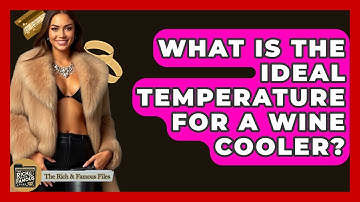 What Is The Ideal Temperature For A Wine Cooler? - The Rich And Famous Files