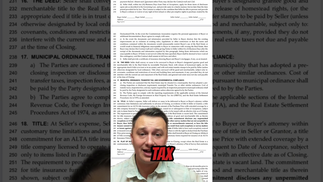 Welcome to page 6 of the Multi-Board Residential Real Estate Contract