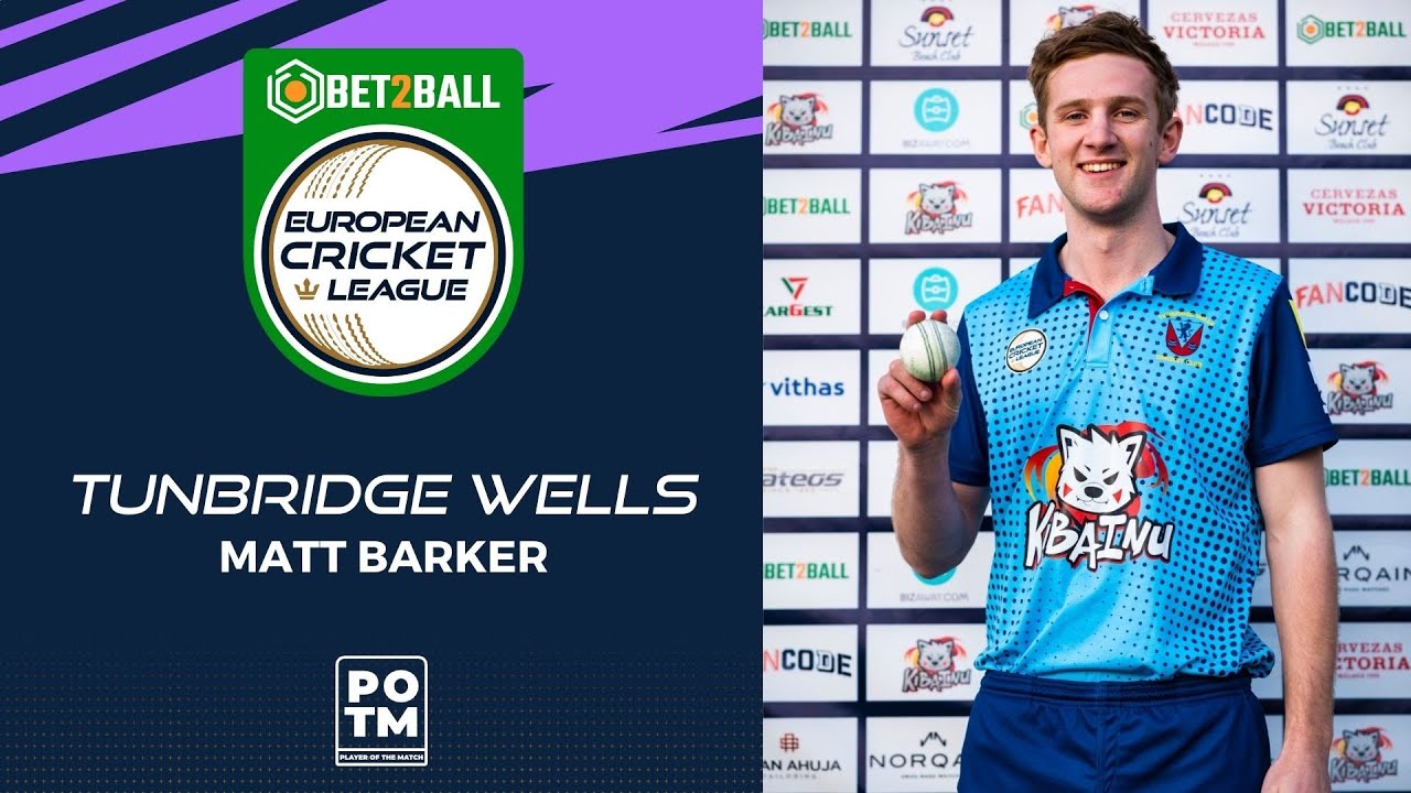 POTM: M.Barker - TW vs ACT | Highlights | Bet2Ball European Cricket League Day 2, Group A | ECL22