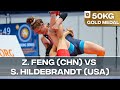 Gold Medal WW 50Kg Ziqi FENG CHN Vs Sarah Ann HILDEBRANDT USA Gold Medal WW 50Kg Ziqi FENG CHN Vs Sarah Ann HILDEBRANDT USA