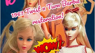 Vintage Barbie restoration! 1967 twist n turn Barbie!