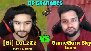 🔥 Game Guru Sky vs LoLzZz Gaming team 💣 latest Fight |【Bi】VS THOKU | Fury, T2, Sidhu | Emulator