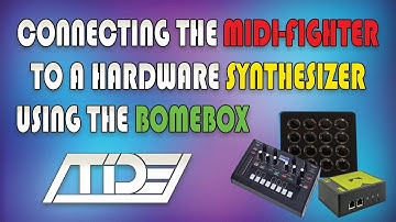Connecting the Midi-Fighter to a hardware synthesizer using the Bomebox