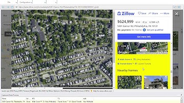 Extracting details from Zillow property listing pages