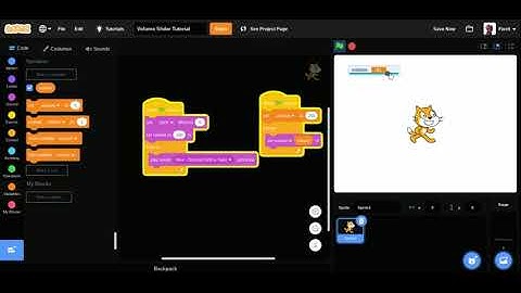 How to make a SIMPLE volume slider in scratch (works with custom sounds)