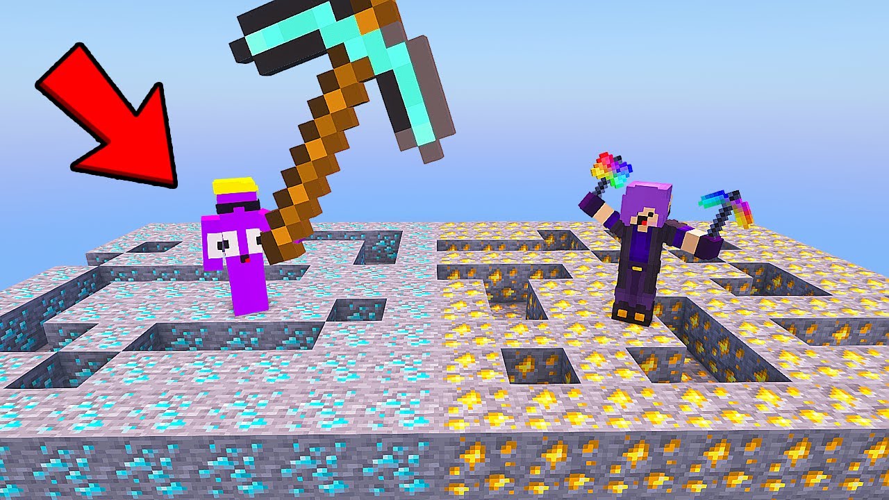 QUEM MINERAR ESSA CHUNK DE MINERIOS PRIMEIRO GANHA!!!