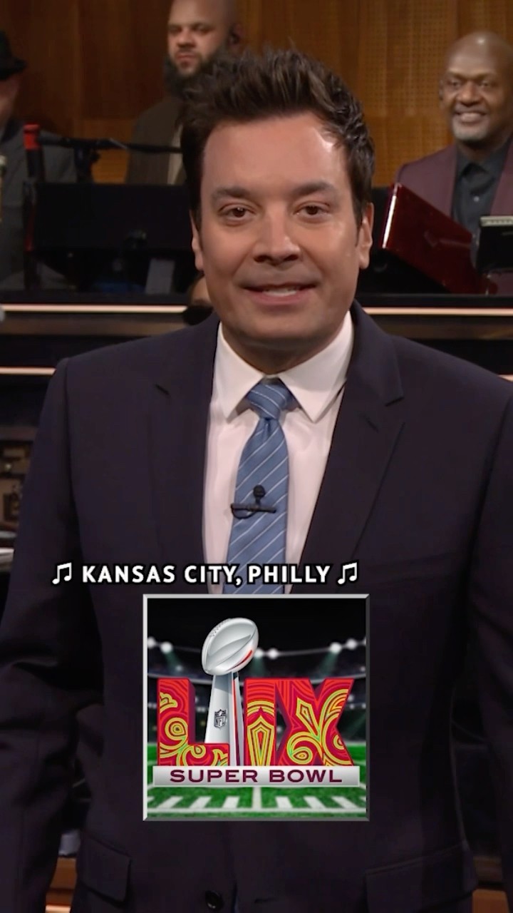 Jimmy breaks down the #Eagles and #Chiefs ahead of #SuperBowl LIX this weekend! #FallonTonight