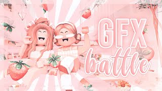 GFX Battle with Cloudxrose!! | violetiiq 